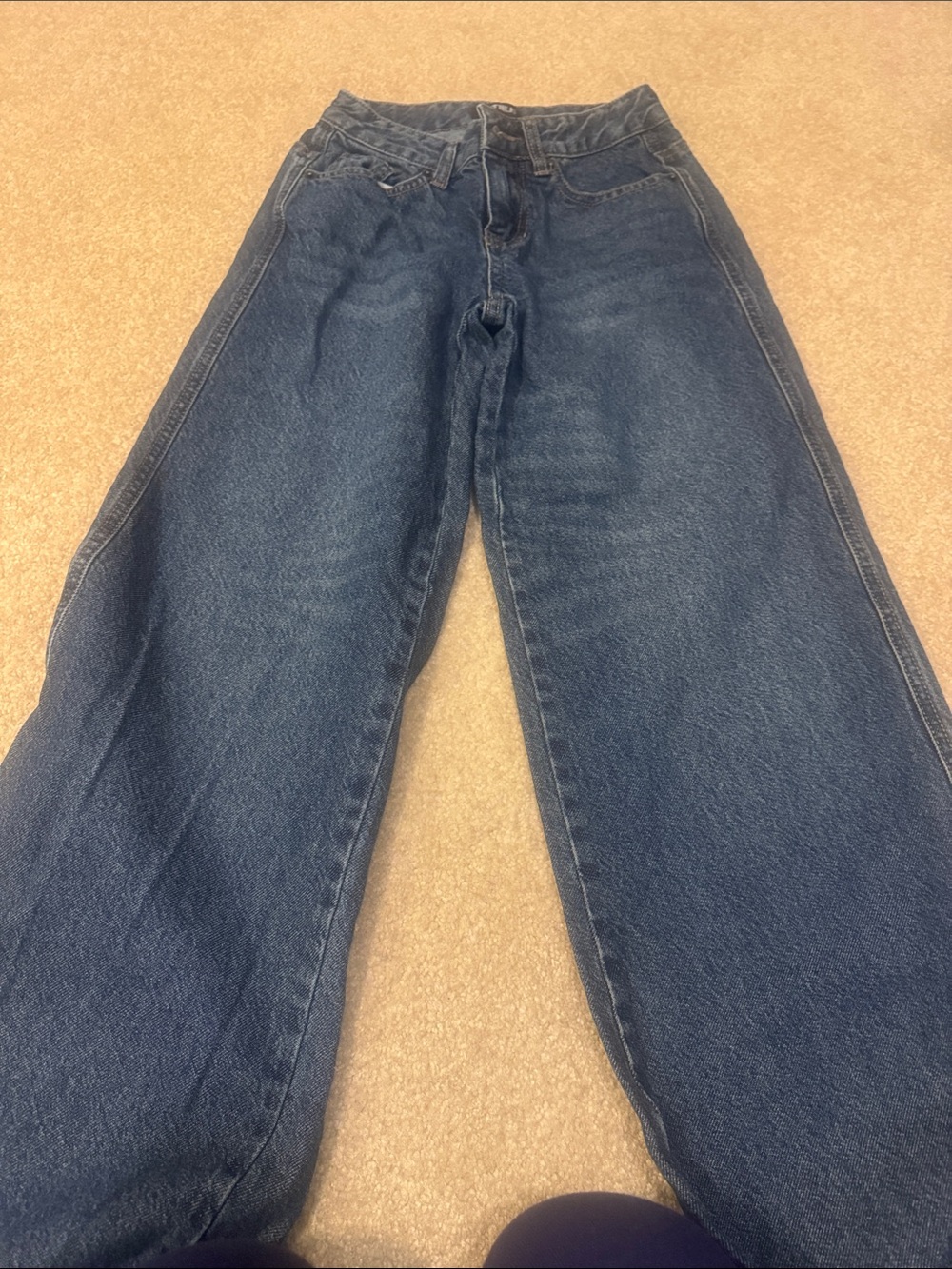 Katie J NYC girls Dark Blue Relaxed Jeans